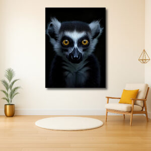 Intrigerende blik van een lemur