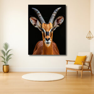 Elegante gazelle met indrukwekkende hoorns