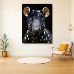 Gespikkeld Portret van een Tapir