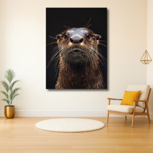 Indringende blik van een otter