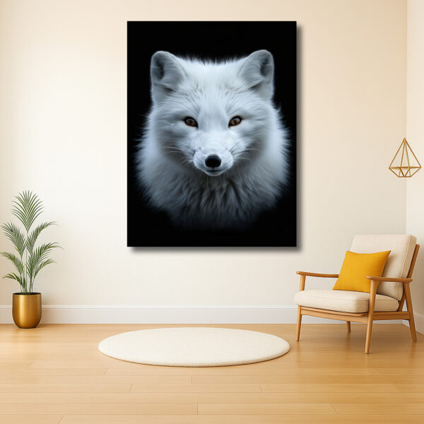 Verfijnde Sneeuwwolf Portret