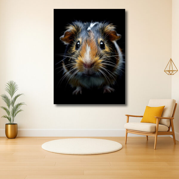 Fascinerende close-up van een cavia