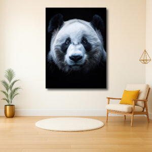 Gedetailleerd portret van een panda
