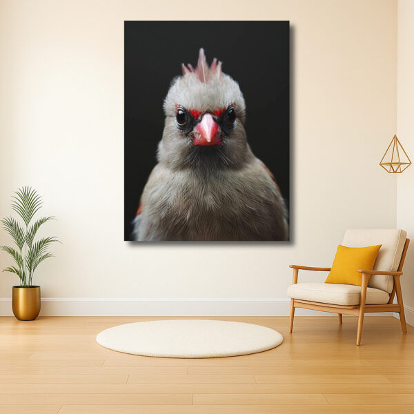 Intrigerende blik van een vogel
