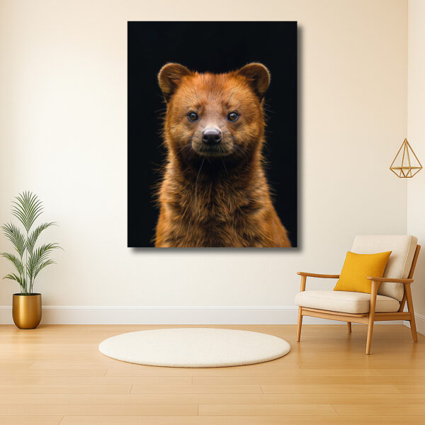 Portret van een schattige bruine dier