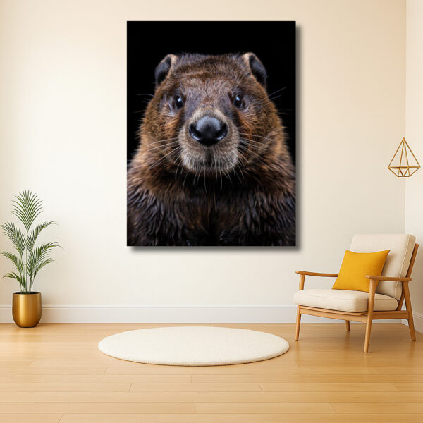 Intrigerende Blik van een Bever
