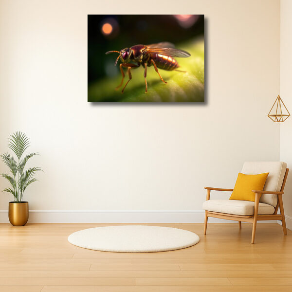 Close-up van een kleurrijke insectenwereld