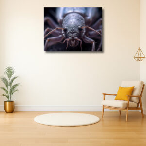 Intense blik van een insect