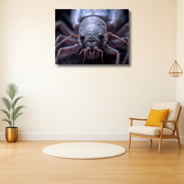 Intense blik van een insect