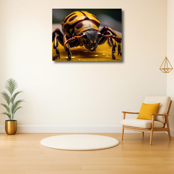 Grote close-up van een keverinsect