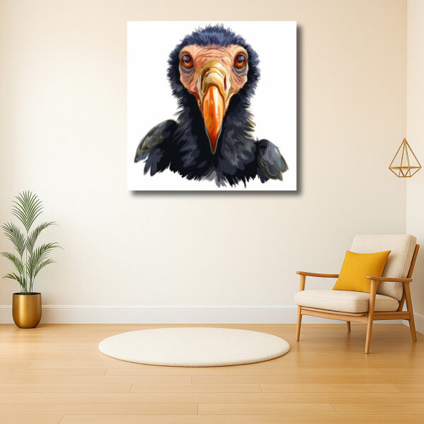Intense Blik van een Vogel