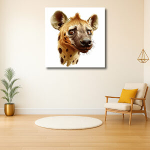 Hyena met een glimlach