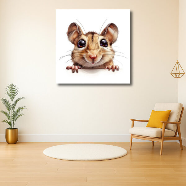 Schattige muis met grote ogen